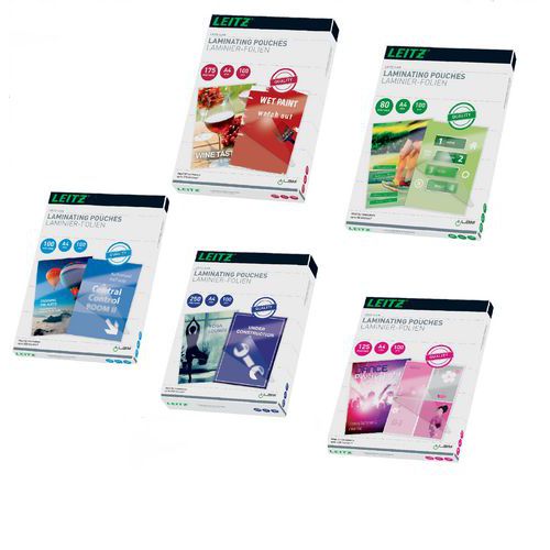 Laminat lav varme A4 blank, 100/stk – Leitz