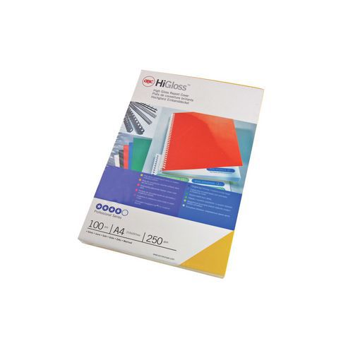 Indbindingsomslag HiGloss, A4, 250 g/m² - GBC