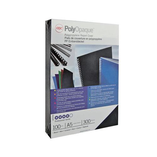 Indbindingsomslag PolyOpaque PP, A4, 300 µ - GBC
