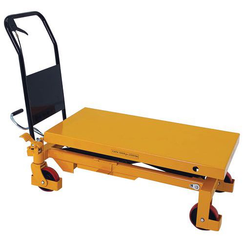 Mobilt løftebord – Kapacitet 1000 kg – Manutan