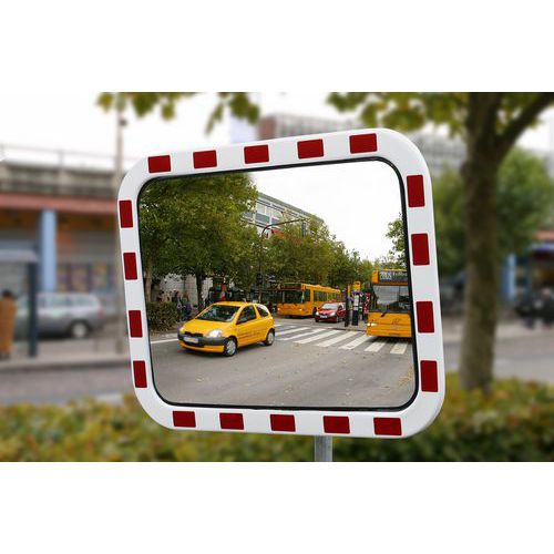 Trafikspejl multi-brug UNI SIG - Med reflekterende tape - Dancop