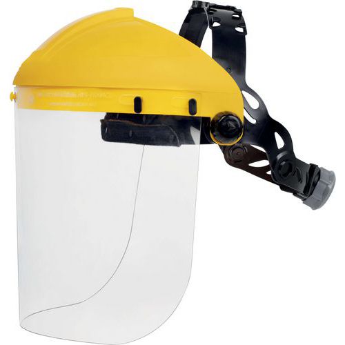 Farveløs polycarbonat visirholder - Delta Plus