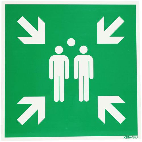 Advarselsskilt Samlingsplads - Brady