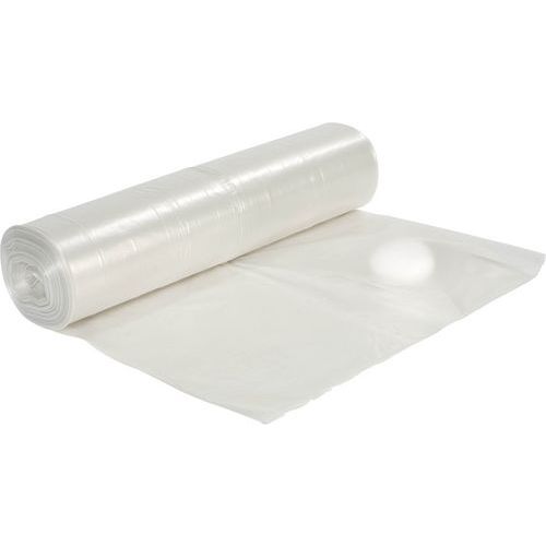 Transparent affaldssæk, 250 liter, 60 my