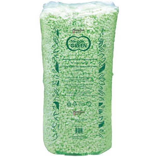 Flo-pak fyldmateriale til pakning - Biologisk nedbrydeligt - Bunzl