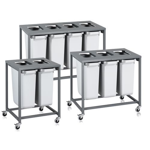 Sorteringsvogn Light, 2-4 beholdere - WFI