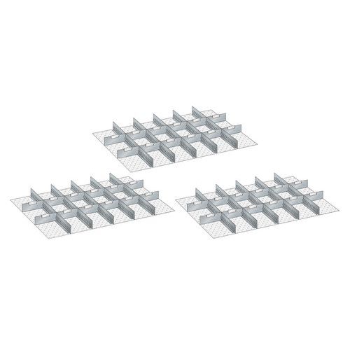 Skuffeindretning i metal til Værktøjsskuffesystem 54x36E - Lista
