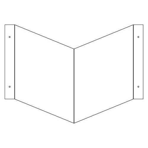 Skiltbeslag plovskilt - Systemtext