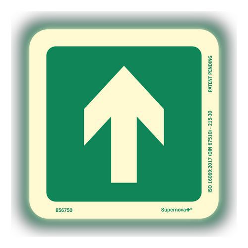 Gulvdekal Supernova+ Henvisningspil - Systemtext