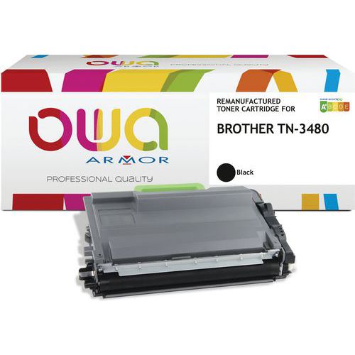 Toner genfremstillet BROTHER TN-3480 - OWA