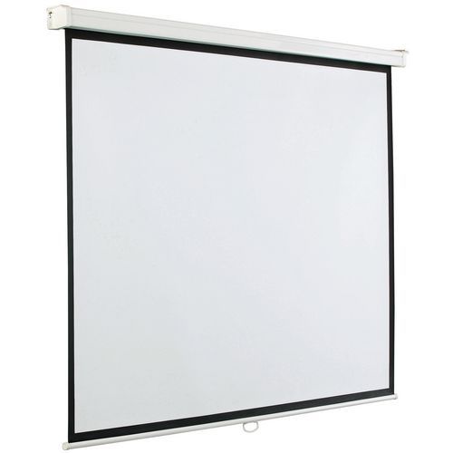 Vægmonteret manuel projektor-lærred - Smit Visual