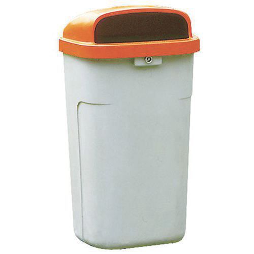 Affaldsspand Classic grå/orange 50 l
