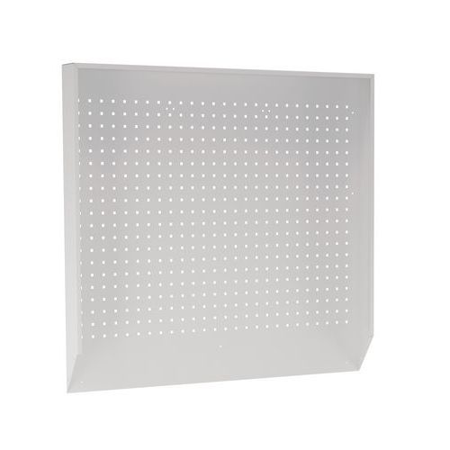 Perforeret panel til skrivebordsskab