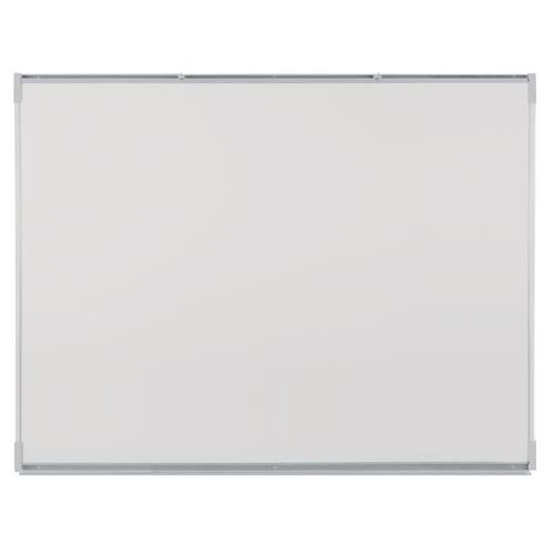 Whiteboard med beslag til flipoverblok Whiteboard med beslag til flipoverblok