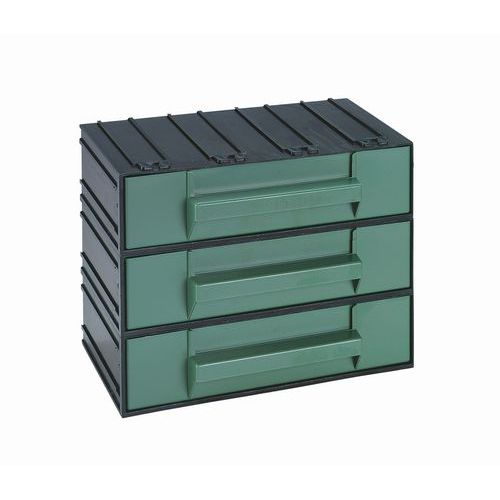 Skuffesektion Solid, model D - Mobil Plastic