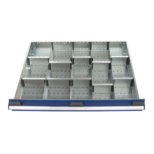 Lot de séparateurs pour armoire à tiroirs Bott SL-86 - Hauteur 12,7 cm