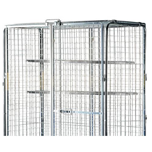 Halv gitterhylde til sikker rullecontainerkapacitet 720 kg Halv gitterhylde til sikker rullecontainerkapacitet 720 kg