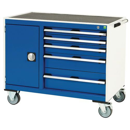 Værkstedsvogn Cubio store skuffer - 1050x525x885mm - Bott