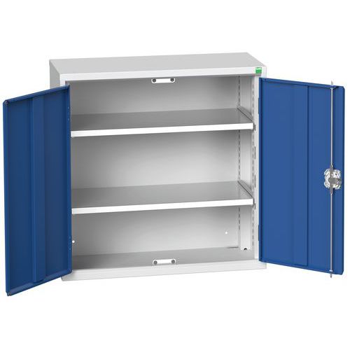 Lavt skab med hængslede døre, 2 niveauer Verso 800x350x800mm – Bott