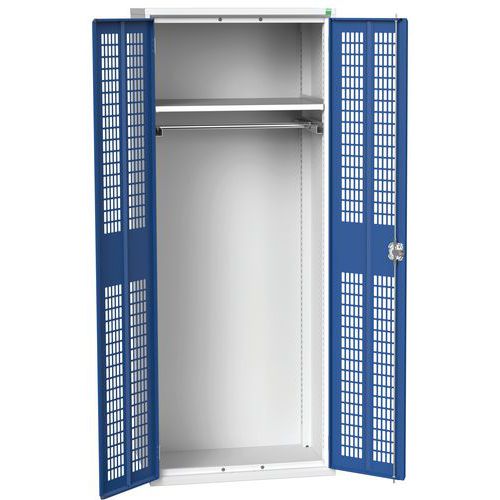 Skab Verso EPI med ventilerede døre 800x550x2000mm - Bott