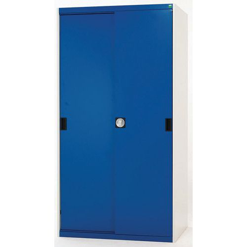 Skab med skydelåger Cubio 1300x525x2000 mm – Bott