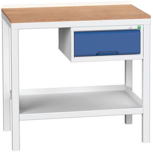 Arbejdsbord Verso 1000x600x930mm multipanel - Bott