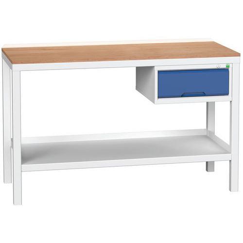 Arbejdsbord Verso 1500x600x930mm multipanel - Bott