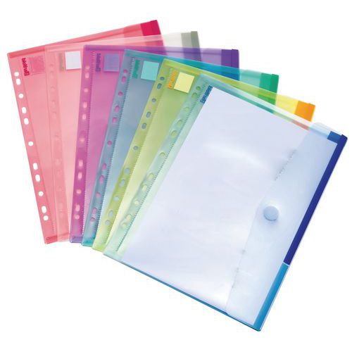 Hylster Tcollection COLOR - Perforeret A4-format - Assorterede farver