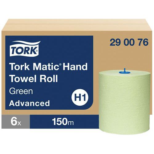 Grøn Tork Matic håndklæderulle til H1
