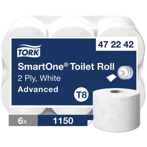 Tork Advanced SmartOne toiletpapir - Rulle - T8
