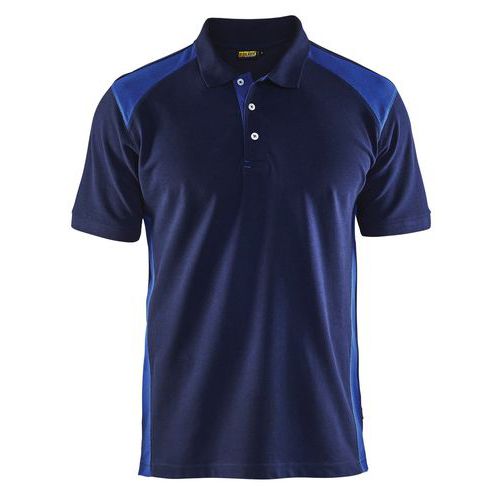 Poloshirt Marineblå/Koboltblå