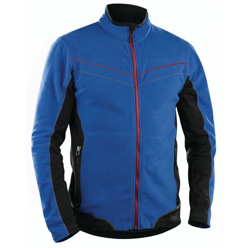 Microfleece jakke Sort