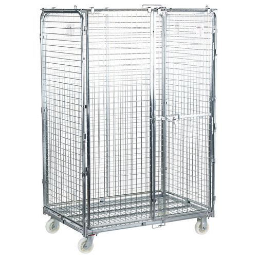 Stor sikkerhedsrullebeholder - 600 kg kapacitet - Manutan