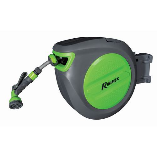 Slangevinder ACQUAROLL med slange 20m Ø indvendig 15mm - Ribimex Slangevinder ACQUAROLL med slange 20m Ø indvendig 15mm - Ribimex
