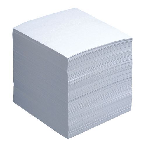Refill med 850 ark til transparent kubeformet notesholder