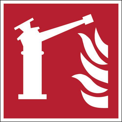 Brandsikkerhedsskilt - Brandvagt - Stiv