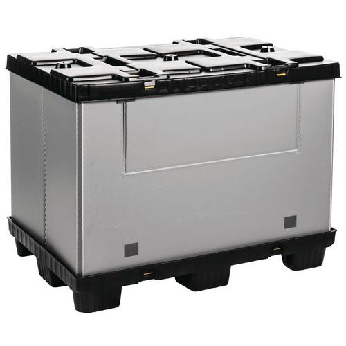 Pallekasse Mega Pack 122x800, med sideåbning