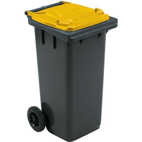 Mobil affaldssorteringsbeholder - 120 L - Manutan Expert