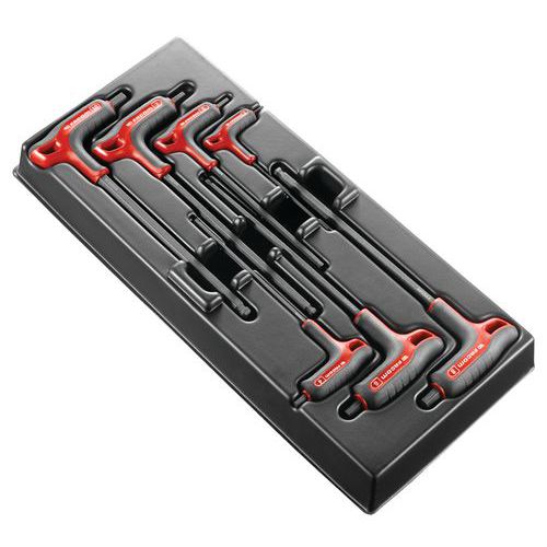 Modul 7 unbrakonøgler kugleform metrisk form P Modul 7 unbrakonøgler kugleform metrisk form P