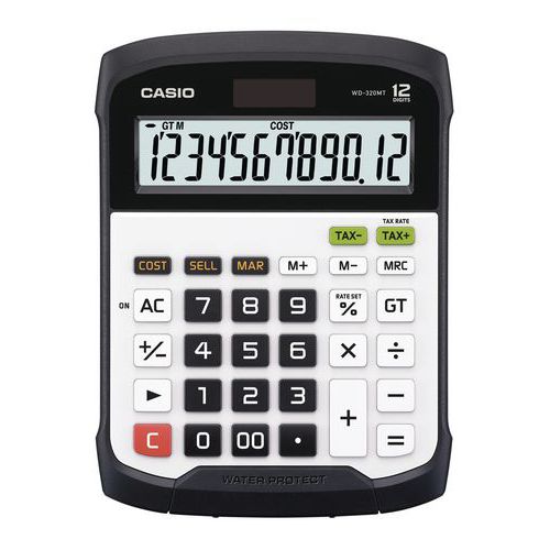Vandtæt og støvtæt lommeregner - WD320MT - Casio Vandtæt og støvtæt lommeregner - WD320MT - Casio