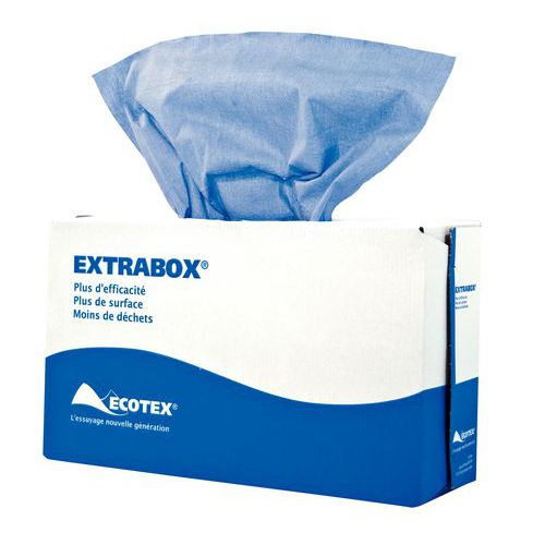Ecobox blå ikke-vævet serviet