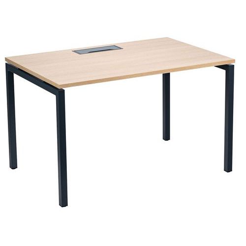 Skrivebord med lige ben 120x70 cm Misao - Manutan Expert