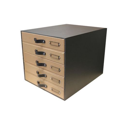Arkivmodul 5 skuffer A4+ Savana kraft - Oxford
