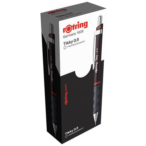 12-pak rOtring® Tikky II trykknap-penne - Sort krop - rOtring® 12-pak rOtring® Tikky II trykknap-penne - Sort krop - rOtring®