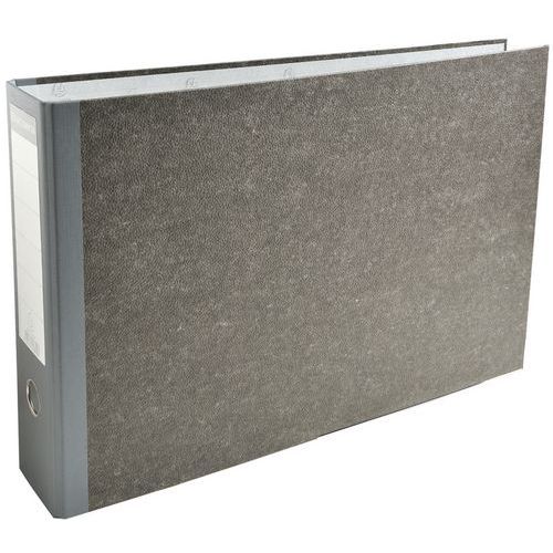 Armbuebinder marmorgrå ryg 80mm A3 vandret - Exacompta Armbuebinder marmorgrå ryg 80mm A3 vandret - Exacompta