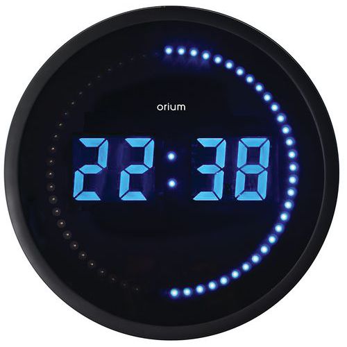 LED vægur blåt 30 cm - Orium LED vægur blåt 30 cm - Orium