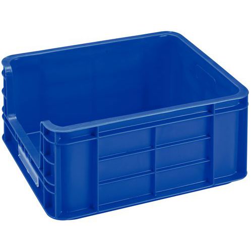 Plastkasse åben