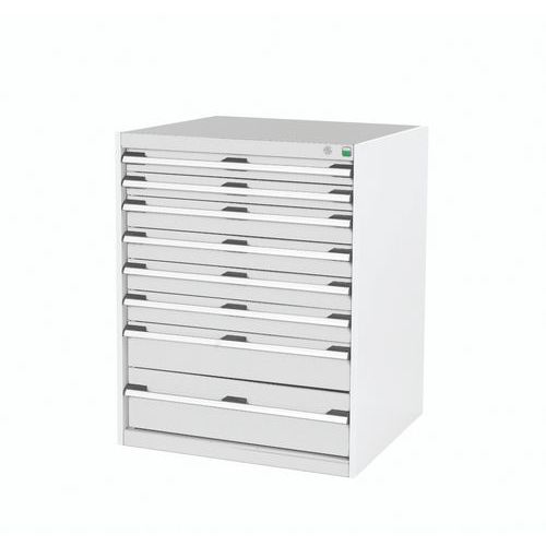 Værkstedsskab med skuffer cubio SL-8710-8.3 – Bott