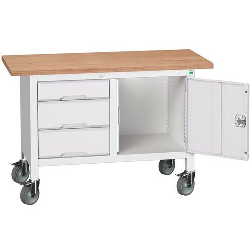 Mobil arbejdsbænk Verso 1250x600 M4 – Bott