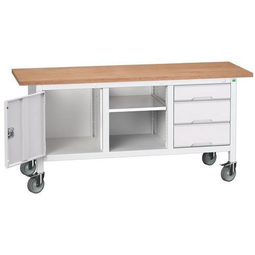 Mobil arbejdsbænk Verso 1750x600 M20 – Bott